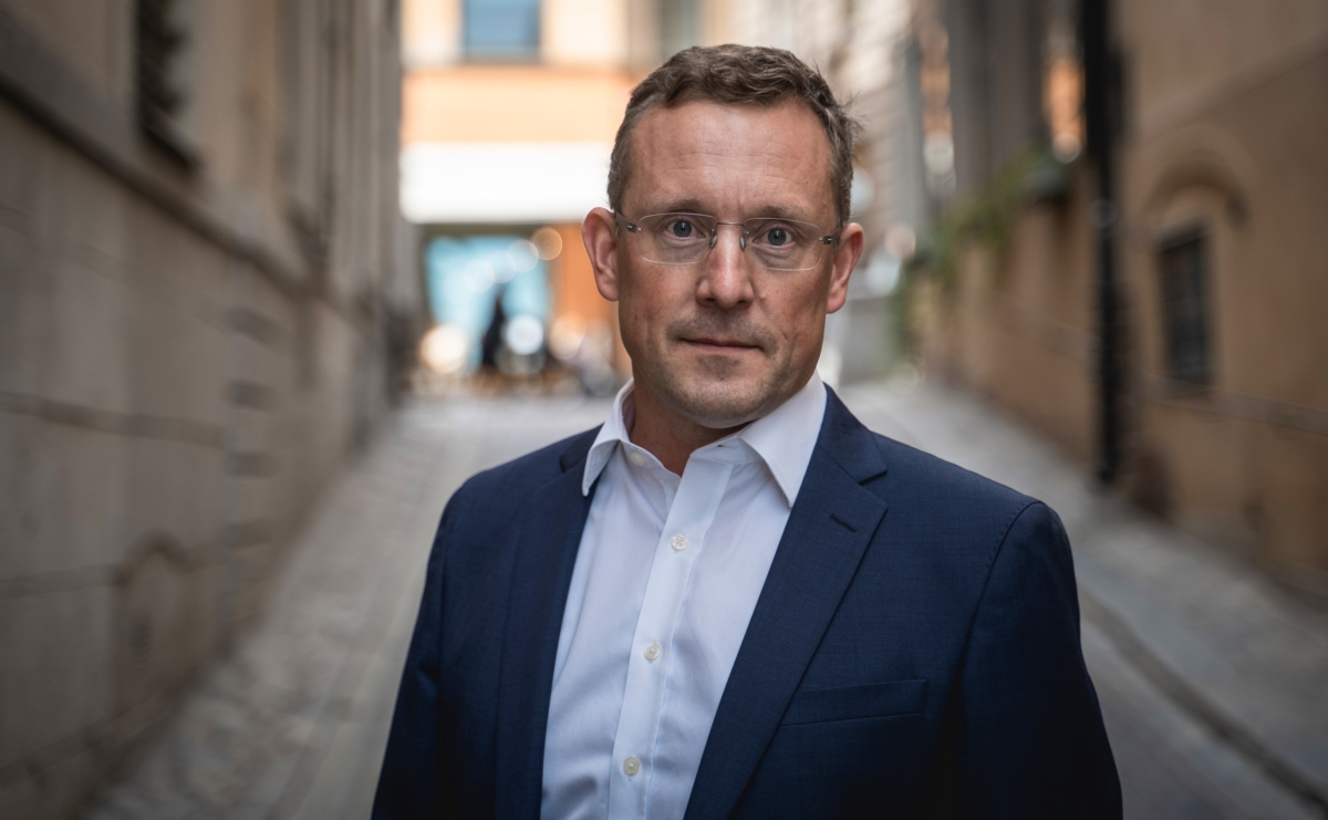 Tony Andersson, VD och Koncernchef för Infrea i Gamla Stan.